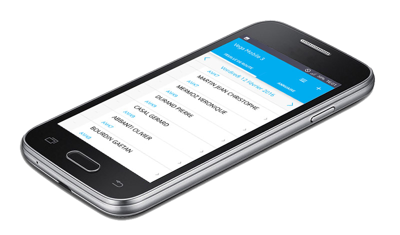 Logiciel VEGA mobile
