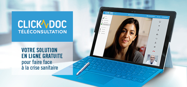 vega clickdoc infirmière télésoin orthophoniste covid téléconsultation télésuivi