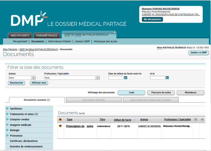 ordonnance-infirmiere-liberale - Mes débuts IDEL