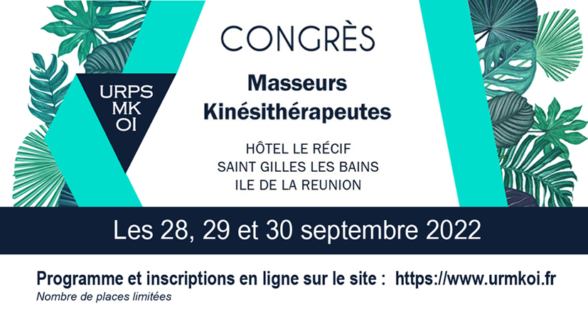 Congrès kiné à l’île de La Réunion