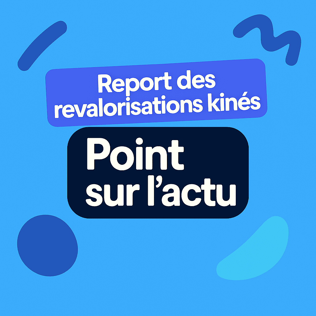 Actualité kiné : report revalorisation 2025